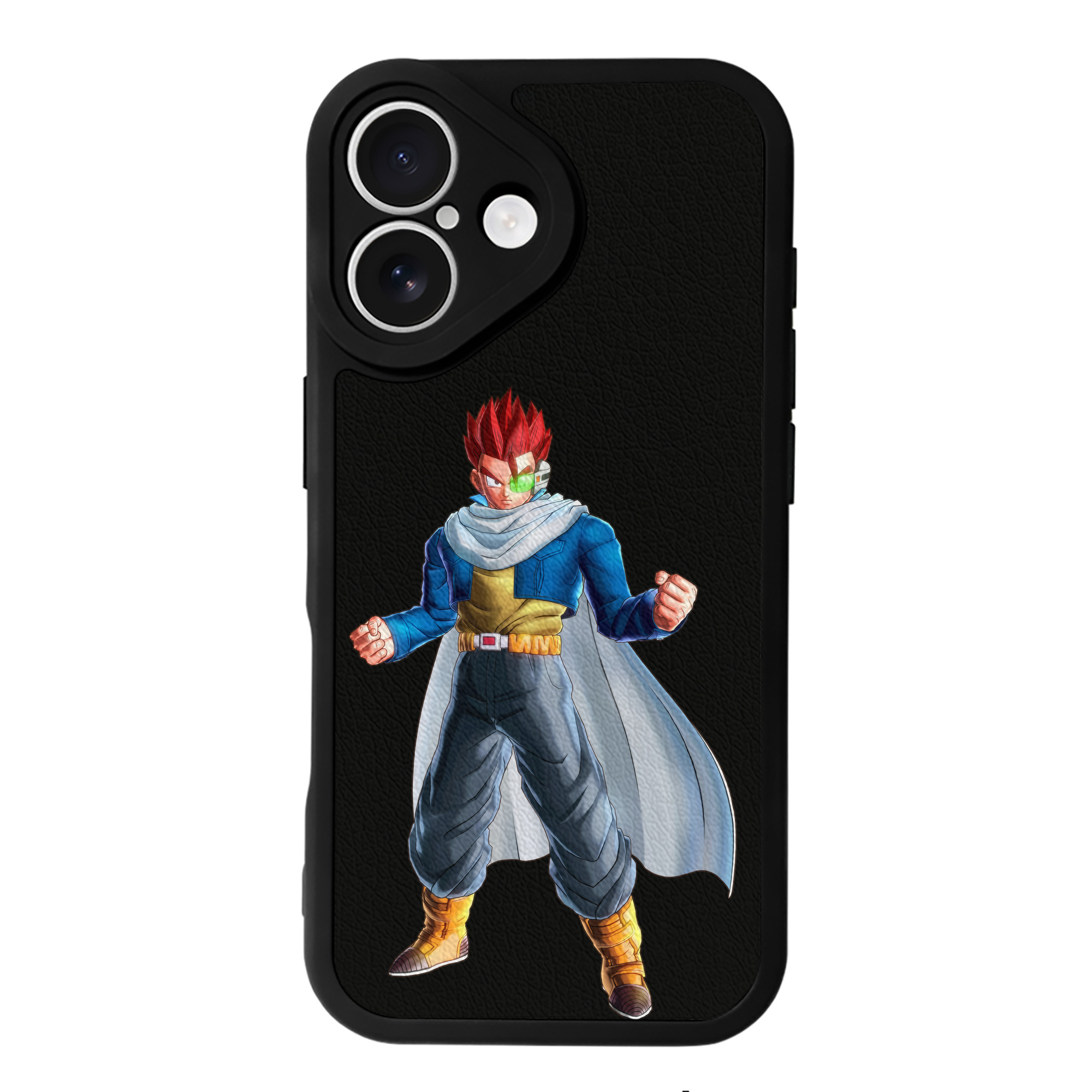 （画像用） ドラゴンボール 孫 悟飯（そんごはん）DRAGON BALL Son Gohan 【iPhone 16シリーズ対応】シリコンスマホケース（レザー調） 材質：シリコン